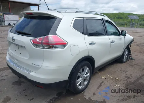 2016 Nissan Rogue Sv z USA, uszkodzony, nr VIN 5N1AT2MV0GC874995